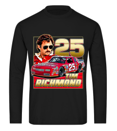 Tim Richmond 25 Folgers Nascar retro 80s style Classic T-Shirt- BK