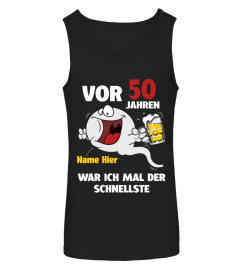 GE - Personalisiert Jahren war ich mal der Schnellste Geburtstag Mann