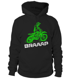 BK. Eli Tomac Brap Braap 2-Stroke Send It Motocross Dirt Bike Green ET3 