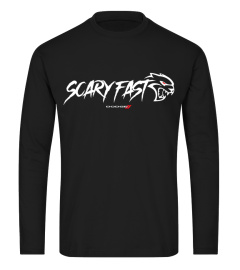 BK. Dodge Hellcat Scary Fast Long Sleeve T-Shirt-