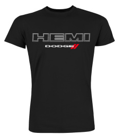 BK. Dodge HEMI Light Wordmark Logo T-Shirt-