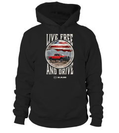 BK. Ram Trucks Live Free and Drive T-Shirt-