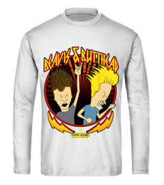 WT. Beavis and Butt-Head Metal Colors Rock Out Graphic