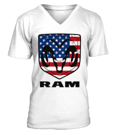 WT. Ram Trucks Shield Flag T-Shirt-