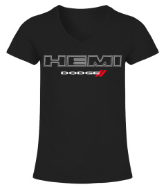 BK. Dodge HEMI Light Wordmark Logo T-Shirt-