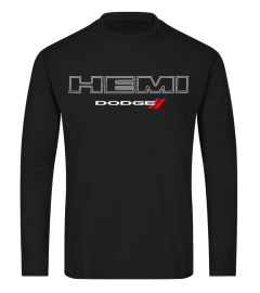 BK. Dodge HEMI Light Wordmark Logo T-Shirt-