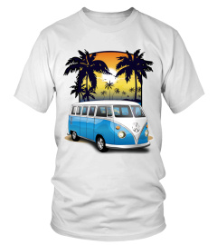 marina blue volkswagen bus california beachin jim schuett transparent WT