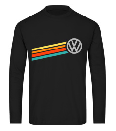 VOLKSWAGEN RETRO VW DENIM HEATHER SHORT SLEEVE BK