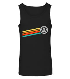 VOLKSWAGEN RETRO VW DENIM HEATHER SHORT SLEEVE BK