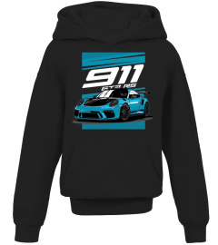 BK. Porsche 911 GT3 RS Racing Turbo Car T-Shirt-art