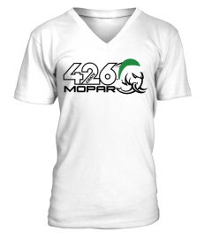 WT. Mopar Holiday Hellephant 426 Santa Hat Green T-Shirt-