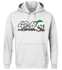 WT. Mopar Holiday Hellephant 426 Santa Hat Green T-Shirt-