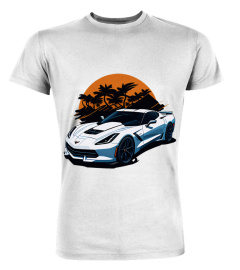 Conception Chevrolet Corvette Stingray pour t-shirts, autocollants T-shirt classique
