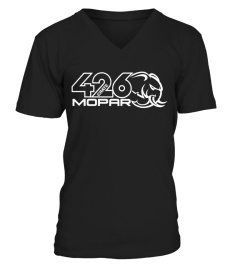 BK. Mopar HEMI Engine - White Hellephant Logo T-Shirt-