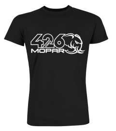 BK. Mopar HEMI Engine - White Hellephant Logo T-Shirt-