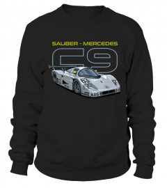 BK. Sauber C9 Racing Legends style rétro des années 80