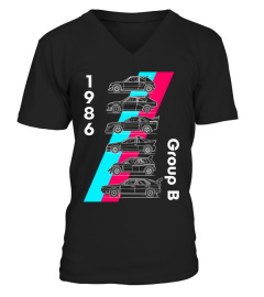 Group B rallycars pink and blue BK