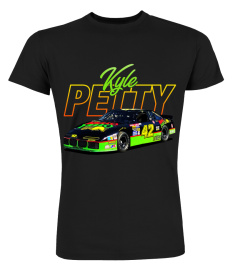 Kyle Petty 42 Nascar Cup retro 90s style Classic T-Shirt- BK