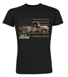 Ford Truck Camo American Flag BK