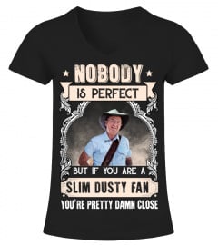 NOBODY IS PERFECT BUT IF YOU ARE A SLIM DUSTY FAN YOU'RE PRETTY DAMN CLOSE