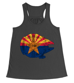 MILLENNIUM FALCON ARIZONA FLAG