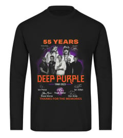 55 Aniversary Deep Purple Shirt