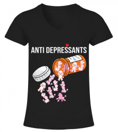 Limited Edition Poodle Antidepressants T-Shirt