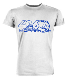 WT. Mopar HEMI Engine Blue Hellephant Logo T-Shirt-