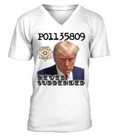 Donald Trump P01135809 Never Surrender white