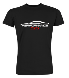 CAMARO SS T-Shirt Car Silhouette 5th Generation rs BK