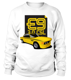 Clscr-021-WT.BMW E9 3.0 CSL T-shirt classique