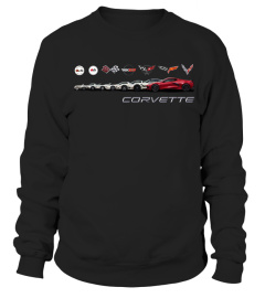 (2 side )Chevrolet Corvette all generations