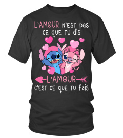 L'AMOUR N'EST PAS CE QUE TU DIS L'AMOUR C'EST CE QUE TU FAIS