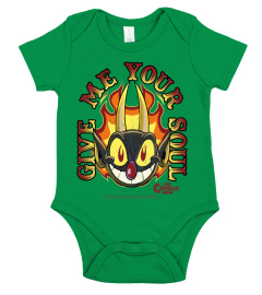 The Cuphead Show! Fiery Devil Portrait Give Me Your Soul! T-Shirt