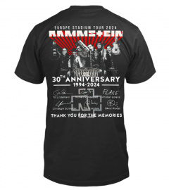 2-Seiten 30th Rammstein Shirt