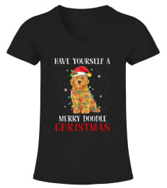 goldendoodle christmas new hoddie