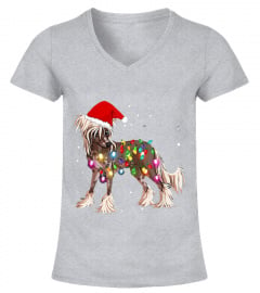CHINESE CRESTED CHRISTMAS NEW T SHIRT