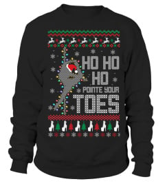 HO HO HO POINTE YOUR TOES POLE