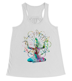 T shirt Méditation multicolore - Edition Limitée