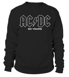 AC-DC Band 50 Years of AC DC Logos  FONT.BK