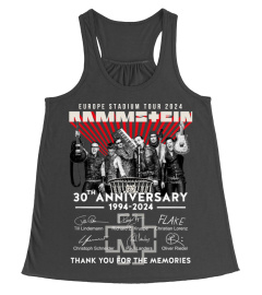 30th and Europe Stadium Tour 2024 Rammstein  T Shirt