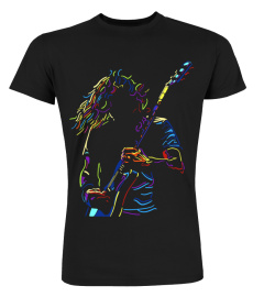 Guitar Man Rock N Roll Colorfull