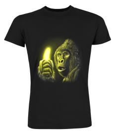 Limitierte Edition- Tiermotiv- Gorilla mit Banane