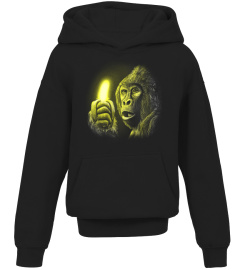 Limitierte Edition- Tiermotiv- Gorilla mit Banane