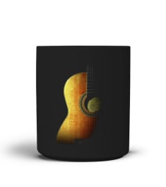 Acoustic Guitar Gold Wood