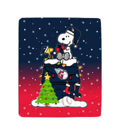 CG Snoopy Christmas Sherpa Fleece Blanket