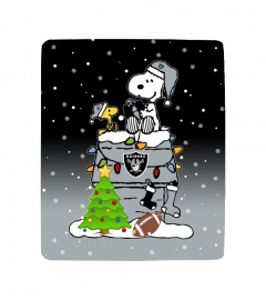 LV Snoopy Christmas Sherpa Fleece Blanket