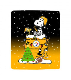PIS Snoopy Christmas Sherpa Fleece Blanket