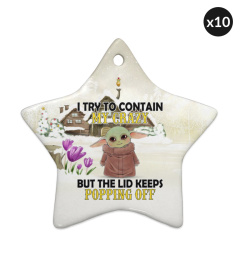 Baby Yoda Ornament - A009