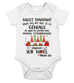 SALUT MAMAN ! JOYEUX 1ER NOEL